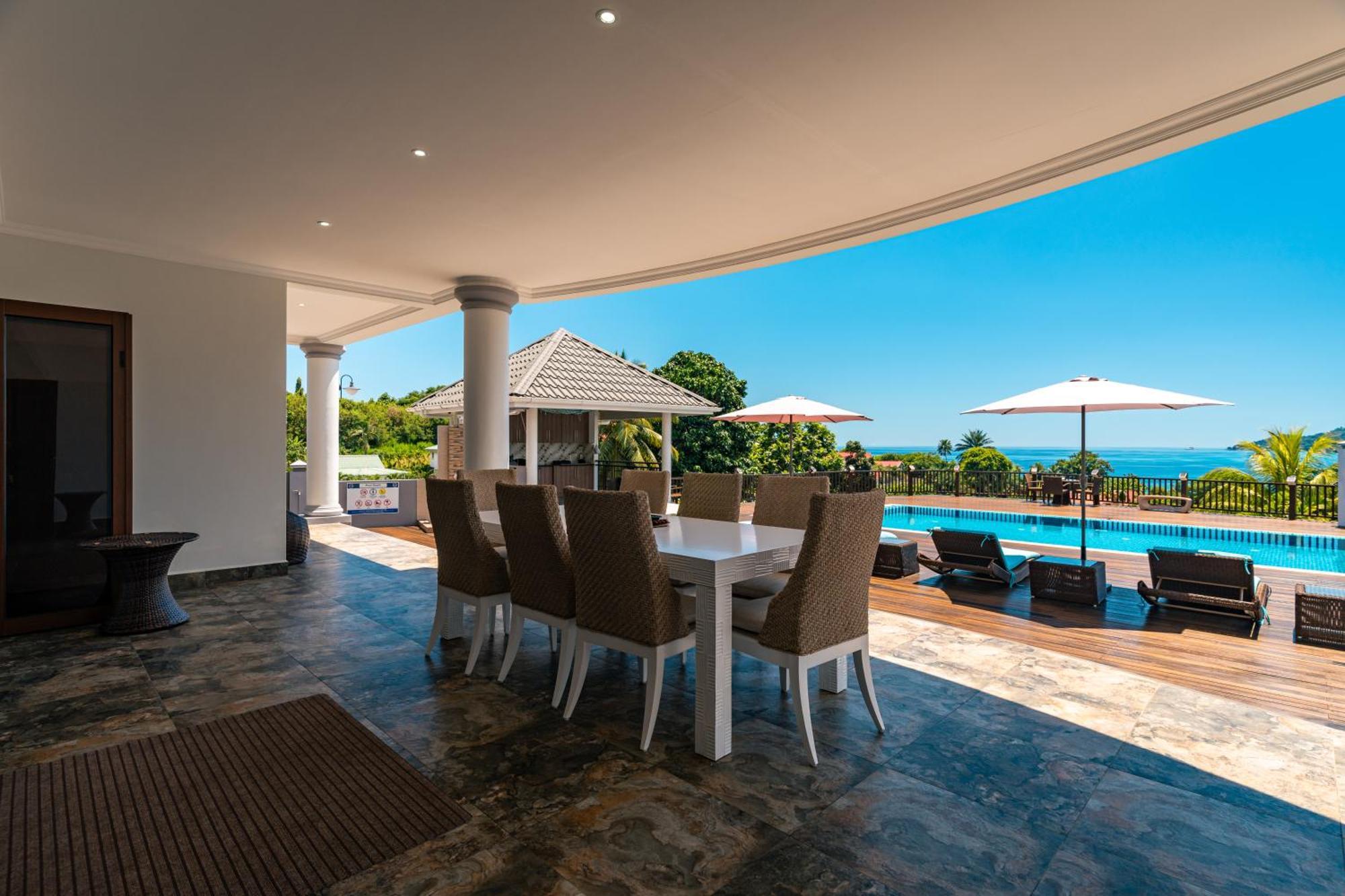 D'Offay Seaview Apartments Beau Vallon  Buitenkant foto